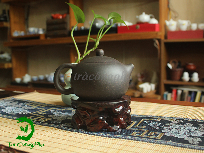 Ấm Tử Sa Tây Thi Hắc Kim Cương - ATS1234